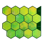 Green Peel and Stick Backsplash Tile